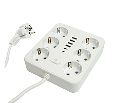 Удлинитель Stekker Home plus HM09-66-02 49982