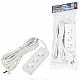 Удлинитель Uniel Ultra 3гн х 5м б/з S-CU3-5 White UL-00009984