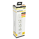 Удлинитель 3-местный c/з 3x1 мм2, 1,8 м, 250В, 10А, 2USB+1Type-C 2,4А, серия Home plus, белый STEKKER HM08-33-02 49970
