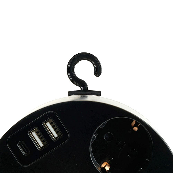 Удлинитель Stekker Comfort 5гн 2USB+С 2,5м с/з Comfort HM10-51-01 49656
