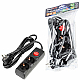Удлинитель Uniel Ultra 2гн х 3м с/з S-GCU2-3B Black UL-00010011