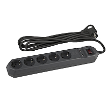 Сетевой фильтр ЭРА USF-5es-1.5m-USB-B Б0019036