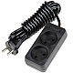 Удлинитель Uniel 2гн х 3м б/з Standard S-CD2-3 Black UL-00003603