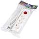 Удлинитель Uniel Ultra 3гн х 1,5м с/з S-GCU3-1,5B White UL-00010013