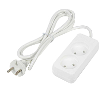 Удлинитель бытовой Uniel Ultra S-CU2-1,5 WHITE UL-00009975