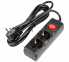 Удлинитель бытовой Uniel Ultra S-GCU2-3B BLACK UL-00010011