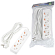 Удлинитель Uniel Ultra 4гн х 3м с/з S-GCU4-3 White UL-00010006