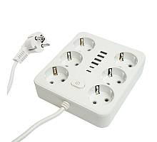 Удлинитель Stekker Home plus HM09-66-02 49975