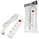 Удлинитель Uniel Ultra 4гн х 5м с/з S-GCU4-5B White UL-00010024