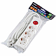 Удлинитель Uniel Ultra 3гн х 3м с/з S-GCU3-3B White UL-00010016