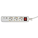 Удлинитель электрический ЭРА UB-3es-5m-USB c заземлением с выключателем 3 розетки + 1xUSBA+1xUSBC 5м 10А Б0052899