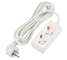 Удлинитель бытовой Uniel Ultra S-GCU2-3 WHITE UL-00009998