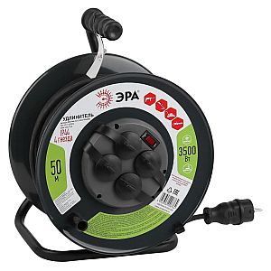 Удлинитель силовой Эра RMx-4es-3x1.5-50m-IP44(KG) Б0046804