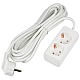 Удлинитель Uniel Ultra 2гн х 5м с/з S-GCU2-5 White UL-00009999