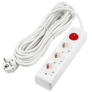Удлинитель бытовой Uniel Ultra S-GCU3-7B WHITE UL-00010019