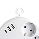Удлинитель Stekker Comfort 5гн 2USB+С 2,5м с/з Comfort HM10-51-01 49591