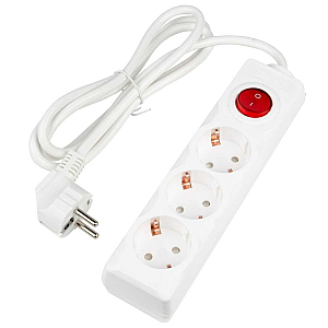 Удлинитель бытовой Uniel Ultra S-GCU3-1,5B WHITE UL-00010013