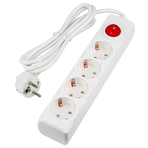 Удлинитель бытовой Uniel Ultra S-GCU4-1,5B WHITE UL-00010021