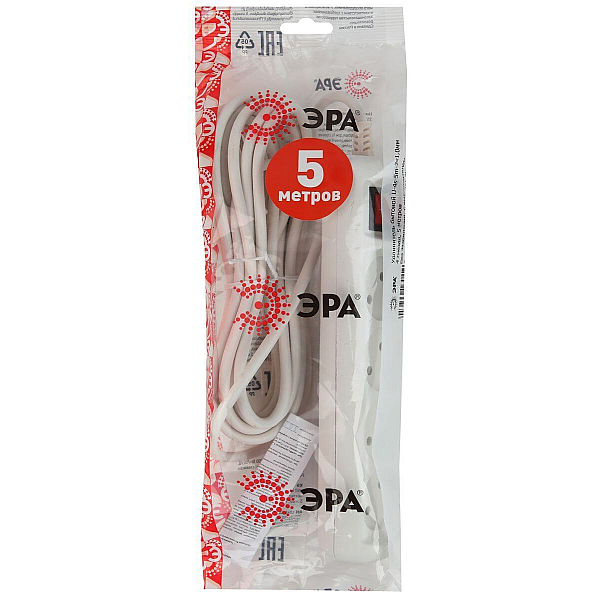 Удлинитель ЭРА 4гн 5м б/з U-4s-5m-2x1 Б0044054
