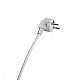 Сетевой фильтр 4-местный с/з STEKKER HM20-41-05 3x1мм2, 5 м, серия Optima, белый