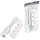 Удлинитель Uniel Ultra 3гн х 2м с/з S-GCU3-2 White UL-00010000