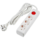 Удлинитель Uniel Ultra 3гн х 3м с/з S-GCU3-3B White UL-00010016
