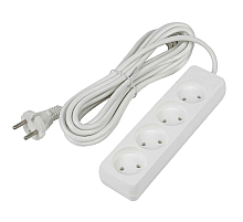 Удлинитель бытовой Uniel Ultra S-CU4-5 WHITE UL-00009989