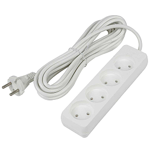 Удлинитель бытовой Uniel Ultra S-CU4-5 WHITE UL-00009989