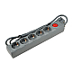 Сетевой фильтр Uniel 5гн х 1,5м с/з Universal S-GSU5-1,5 Grey UL-00001743