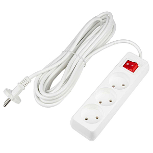 Удлинитель бытовой Uniel Ultra S-CU3-7B WHITE UL-00009997