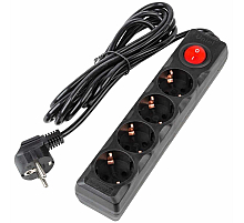 Удлинитель бытовой Uniel Ultra S-GCU4-3B BLACK UL-00010023