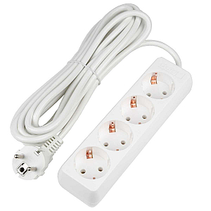 Удлинитель бытовой Uniel Ultra S-GCU4-5 WHITE UL-00010007