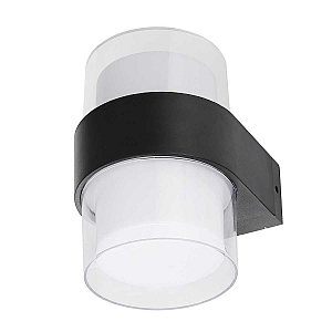 Уличный настенный светильник Uniel ULU-P22B-2x5W/4000K IP65 BLACK UL-00010516