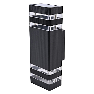 Уличный настенный светильник Uniel UUL-S18A 2x60W/E27 IP65 BLACK UL-00012919