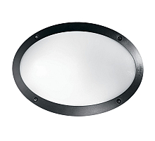 Уличный настенный светильник Ideal Lux Maddi-1 AP1 Nero 096704