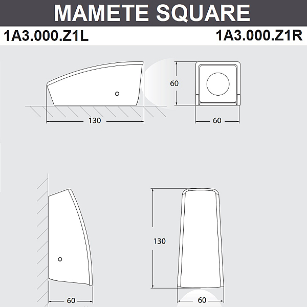 Уличный настенный светильник Fumagalli Mamete 1A3.000.000.WXZ1L