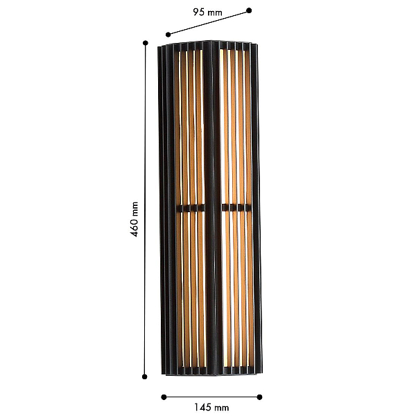 Уличный настенный светильник Favourite Trellis 4824-2W