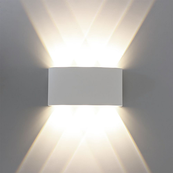 Уличный настенный светодиодный светильник Arte Lamp Bosto A3122AL-6WH