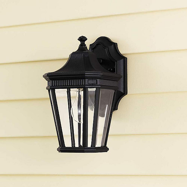 Уличный настенный светильник Feiss Cotswold lane FE-COTSLN2-S-BK