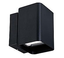 Уличный настенный светильник Arlight LGD-WALL-VARIO-S104x129-2x6W Day4000 (BK, 1-80 deg) 046428
