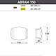 Уличный настенный светодиодный светильник Fumagalli Abram AB1.000.000.AXJ1L