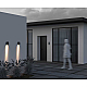 Уличный настенный светильник Maytoni Outdoor Shell O505WL-L6B3K