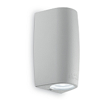 Уличный настенный светильник Ideal Lux Keope AP2 Small Grigio 147796
