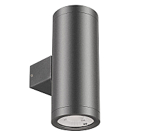 Уличный настенный светильник Arlight LGD-RAY-WALL-TWIN-R65-2x9W Day4000 (GR, 23 deg, 230V) 044850