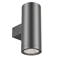 Уличный настенный светильник Arlight LGD-RAY-WALL-TWIN-R65-2x9W Day4000 (GR, 23 deg, 230V) 044850