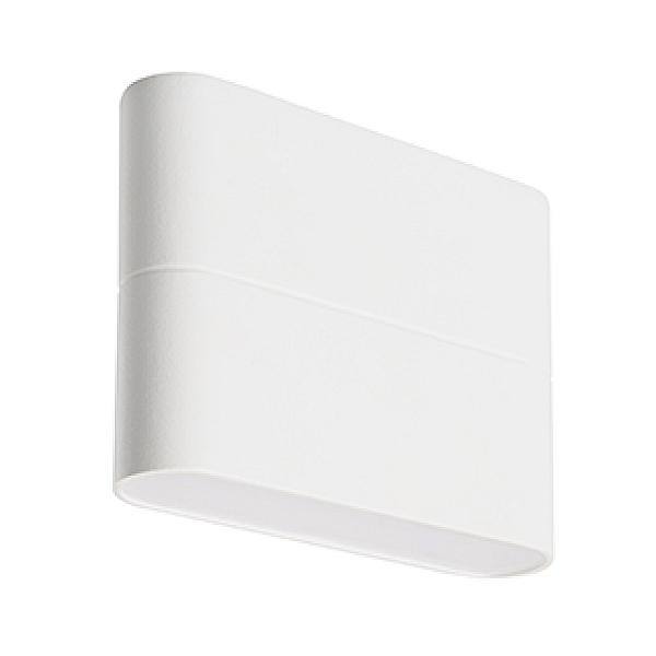 Уличный настенный светильник Arlight SP-FLAT-S135x90-2x3W Day4000-MIX (Белый, 75 deg, 230V) (IP65 Металл) 063609