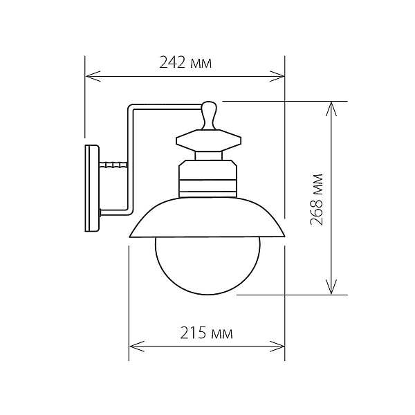 Уличный настенный cветильник Elektrostandard Talli D GL 3002D черный 4690389106576