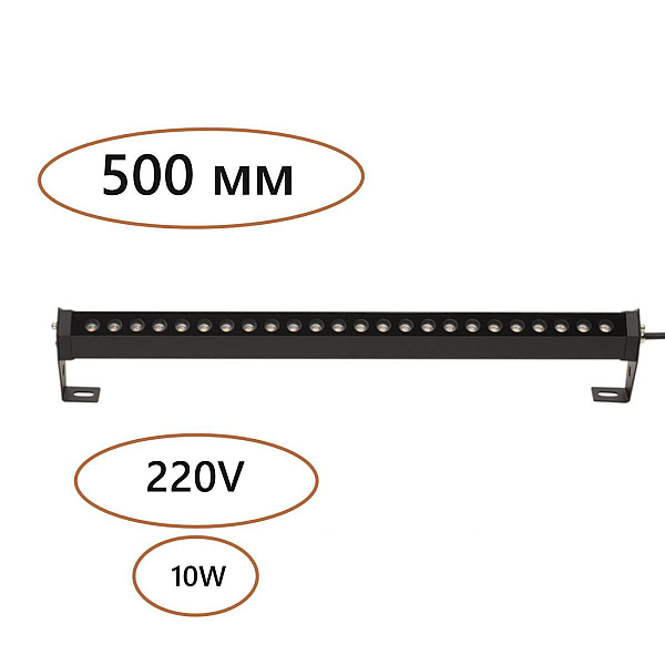Уличный настенный светодиодный светильник Odeon Light Nature Graze 7040/14WL