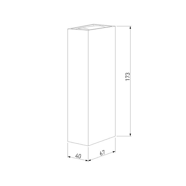 Уличный настенный светильник Elektrostandard Blaze 35136/W черный 4690389179198 a057050