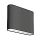 Уличный настенный светильник Arlight SP-FLAT-S135x90-2x3W Day4000-MIX (Черный, 75 deg, 230V) (IP65 Металл) 060679